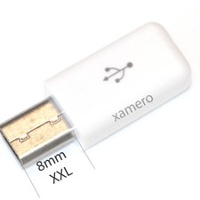 8mm MICRO USB All in One JIG Download Modus Samsung Galaxy Note 5 Weiß