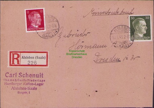 B17190 brief gebr hörmann - r-brief, gebr.