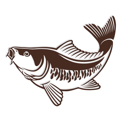 Fisch aufkleber 5x17 - aufkleber, 29,5x17,9cm