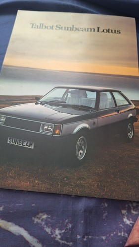 Talbot sunbeam lotus prospekt - sunbeam,