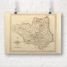 Landkarte von durham england - durham,,