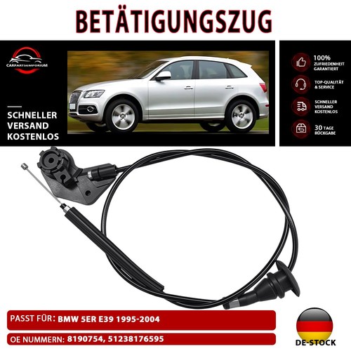 Motorhaubenseil für bmw - 2x,