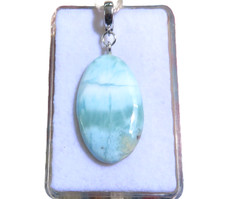 Larimar Cabochon Anhänger mit