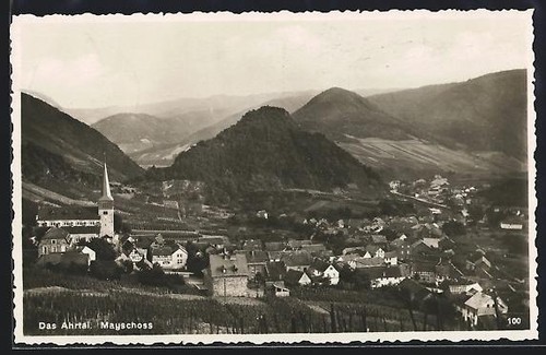 Ansichtskarte mayschoss blick - ansichtskarte, mayschoss,