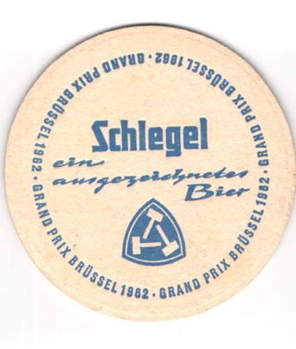 Bierdeckel schlegel bier mit - schlegel,