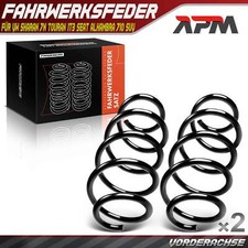 2x Federn Fahrwerksfeder Vorne für VW Sharan 7N Touran 1T3 Seat Alhambra 710 SUV
