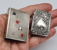 ZWEI ANTIKE SILBER EMAILLE