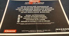 Betriebsanleitung für Wirless Handregler 10103 Carrera Digital 132 / Digital 124
