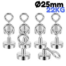 10x Neodym Magnetösen 25 mm