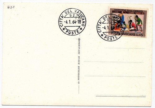 Vatikan 1964 postkarte - postkarte,