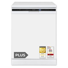 Exquisit PLUS Geschirrspüler 60 cm, 12 Maßgedecke, 11 Liter, GSP6312-030D silber