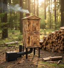 Gartengrillraucherei