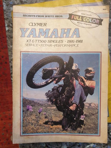 Reparaturanleitung yamaha - yamaha, xt