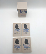 Lichtenberg Schriften und Briefe in 4 Bänden, Franz H. Mautner, Insel, 1983