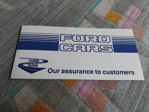 Ford scheckheft 1981 unbenutzt - ford,