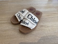 Chloe Sandale Woody Gebraucht In Größe 38 Original In Beige