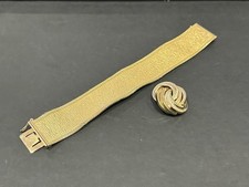 Henkel & Grossé - Dior 2,8cm Teppicharmband 1963 Vintage + Brosche 1960 .