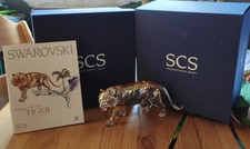 Swarovski 💎Jahresausgabe 2010 Tiger 1003148 + Tigerbabies Sitzend + Stehend OVP