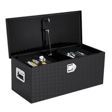 Transportbox Werkzeugkiste Truckbox Anhängerbox LKW Kiste mit Schloss Aluminium