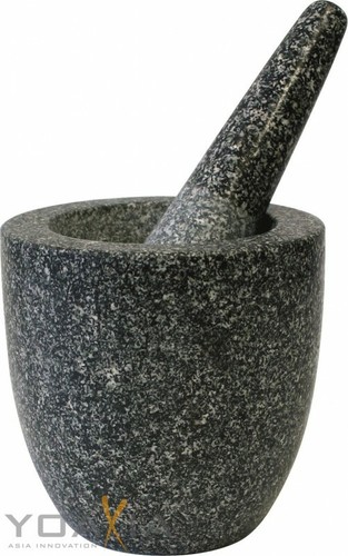 Stein mörser mit stößel - mörser,