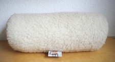 Nackenrolle Knierolle Nackenkissen Kissen Reine Schurwolle TOP-Zustand