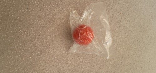 Knebelball rot 11 - knebelball, #11