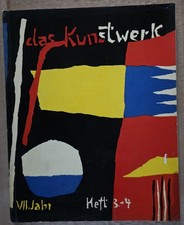 Kurt Schwitters / Ernst Barlach / Norbert Kricke  - Das Kunstwerk 3-4 / 1953.
