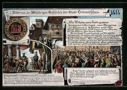 Künstler crimmitschau - künstler-ak,