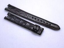 Original Pierre Balmain 14 mm Uhrenarmband mit Einschnitt Echtleder Braun