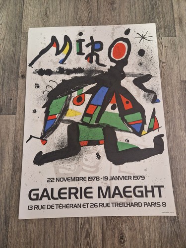 Joan miró original plakat - original,