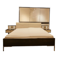 Mondo Schlafzimmer Andro Front und Korpus Eiche Mocca 