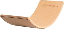 Kinder Balancierbrett mit Filz MEOWBABY Holz Wobble Board Montessori 80x30cm