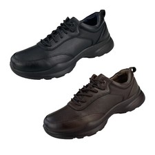 Herren Halbschuhe Schnürer Leder-Optik Elegant Freizeitschuhe Kunstleder 73949