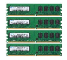 8GB Samsung 4X 2GB DDR2 800MHz 2Rx8 PC2-6400U 240PIN DIMM Desktop Memory RAM $5g