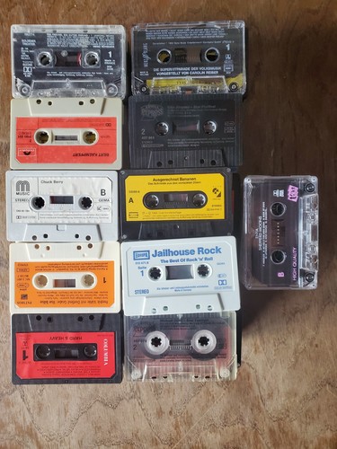 Audio kassetten konvolut - audio-kassetten,