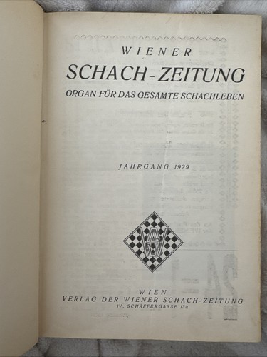 Wiener schach zeitung organ - wiener,