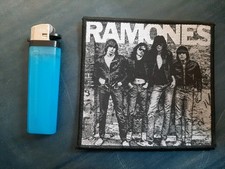 Ramones - Ramones Aufnäher Patch Woven Gewebt - Punk Rock - Heavy Metal - Mint