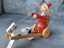 Pinocchio & son Holzfigur Val