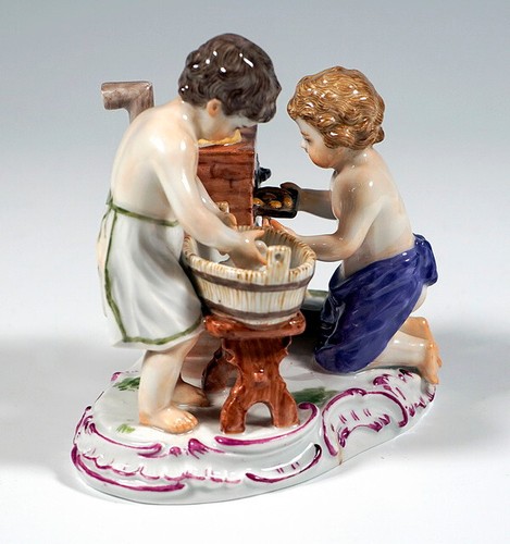 Meissen figur gruppe - gruppe, amoretten