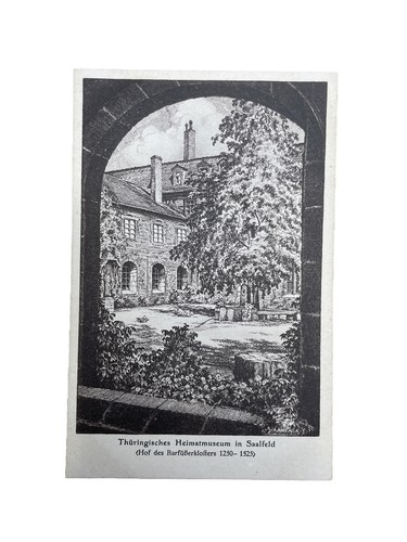Ansichtskarte saalfeld - ansichtskarte,