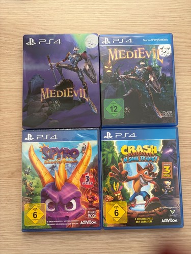 Crash spyro medievil - crash, ps4