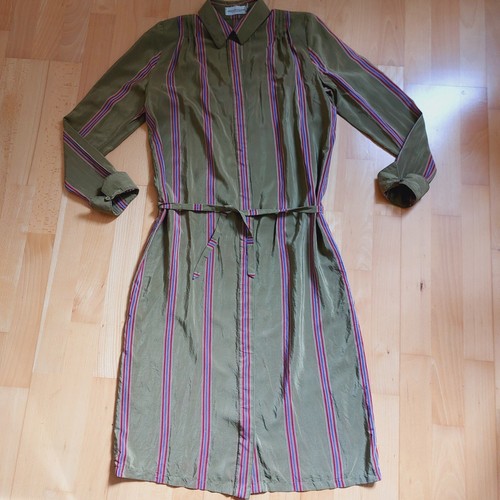 Vintage seidenkleid dress with - vintage,