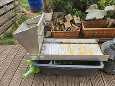 Hopper Für Goldwaschrinne Einfülltrichter Sammelbox 30cm + Rinne