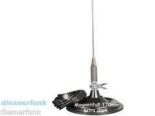 SIRIO MGA 108-550 Mhz VHF UHF Magnet 170 Antenne Betriebsfunk Maschinenring Taxi