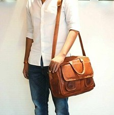 Herren Vintage Leder Ranzen