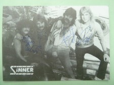 Sinner (Heavy Metal Band) - Autogrammkarte ca. 1983