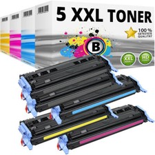 5x TONER 124A für HP Color