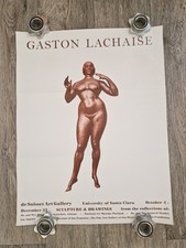 Gaston lachaise plakat 1974 - lachaise,