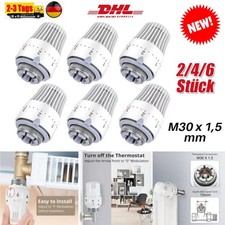 2/4/6 Stück Thermostatkopf Heizkörper Regler Thermostat Kopf Heizung Ventil DHL