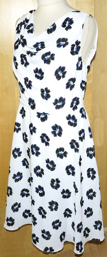Zero kleid creme - gr.44, weiß